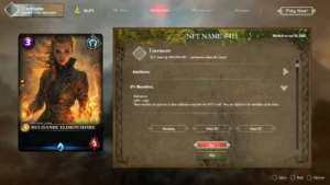 Wargrum gameplay screenshot 4 – Card Games crypto game on Cardano