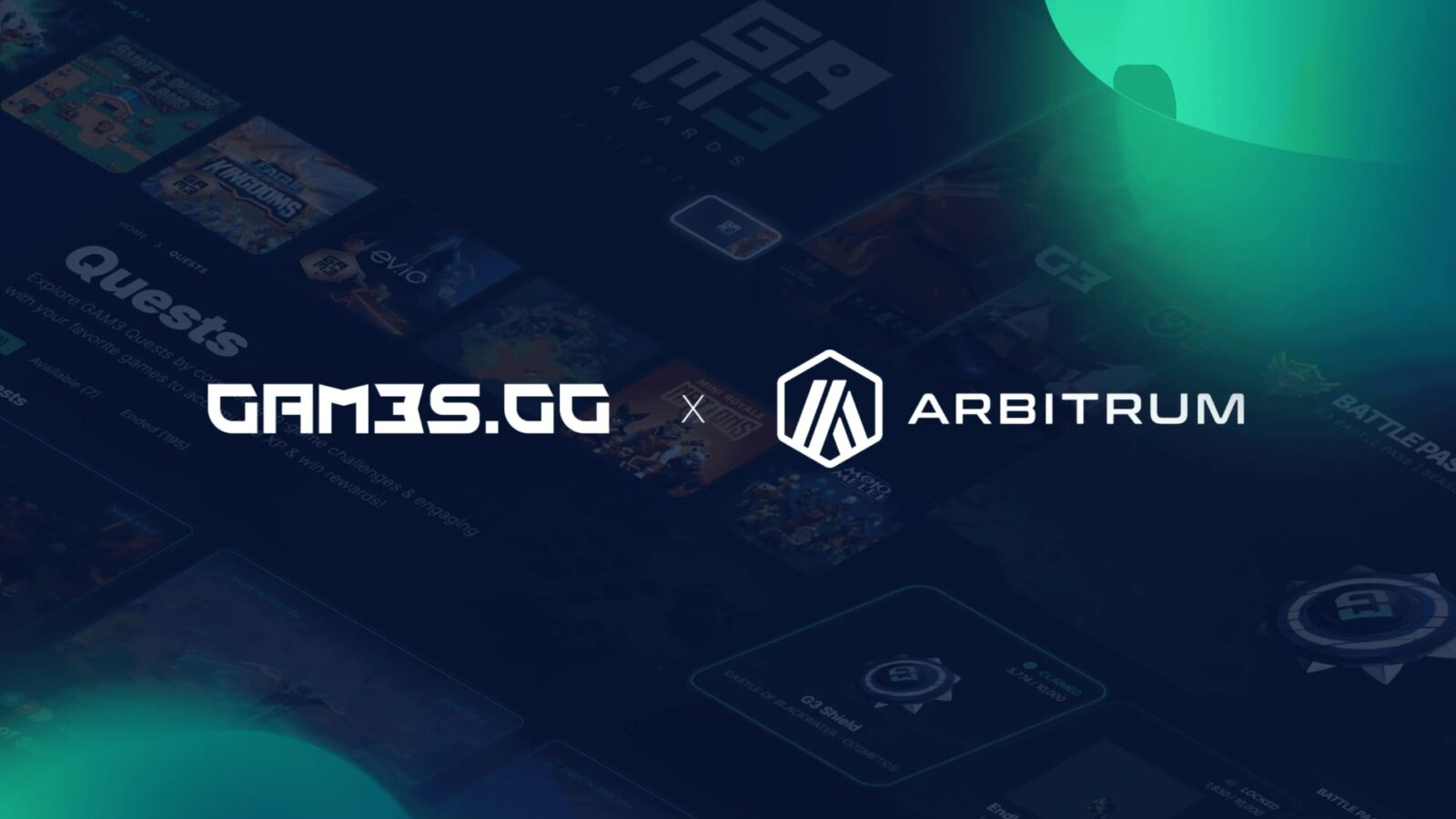 GAM3S.GG and Arbitrum to Host GAM3 Awards with a 5M Prize Pool GAM3S.GG, a web3 gaming platform, has announced a strategic partnership with Arbitrum, an Ethereum Layer 2 scaling solution.