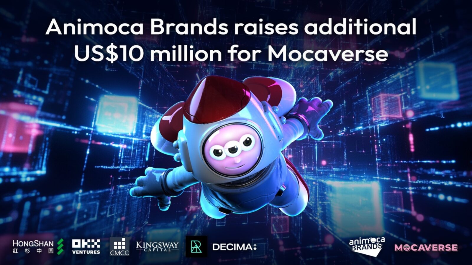 Animoca Brands Secures Additional 10M Boost for Mocaverse Expansion Animoca Brands has announced a fresh investment round of $10 million into its ambitious Mocaverse project. This new funding, which adds to the $31.88 million already raised last year, aims to foster greater consumer crypto adoption by developing an interoperable infrastructure technology stack.