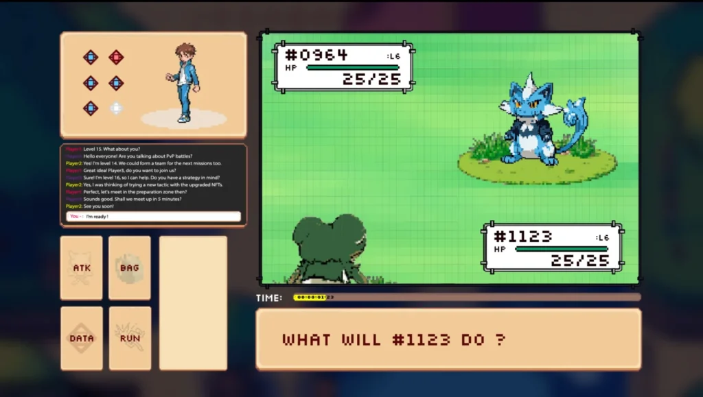 DATAHUNTER gameplay screenshot 1 – PvP crypto game on Solana