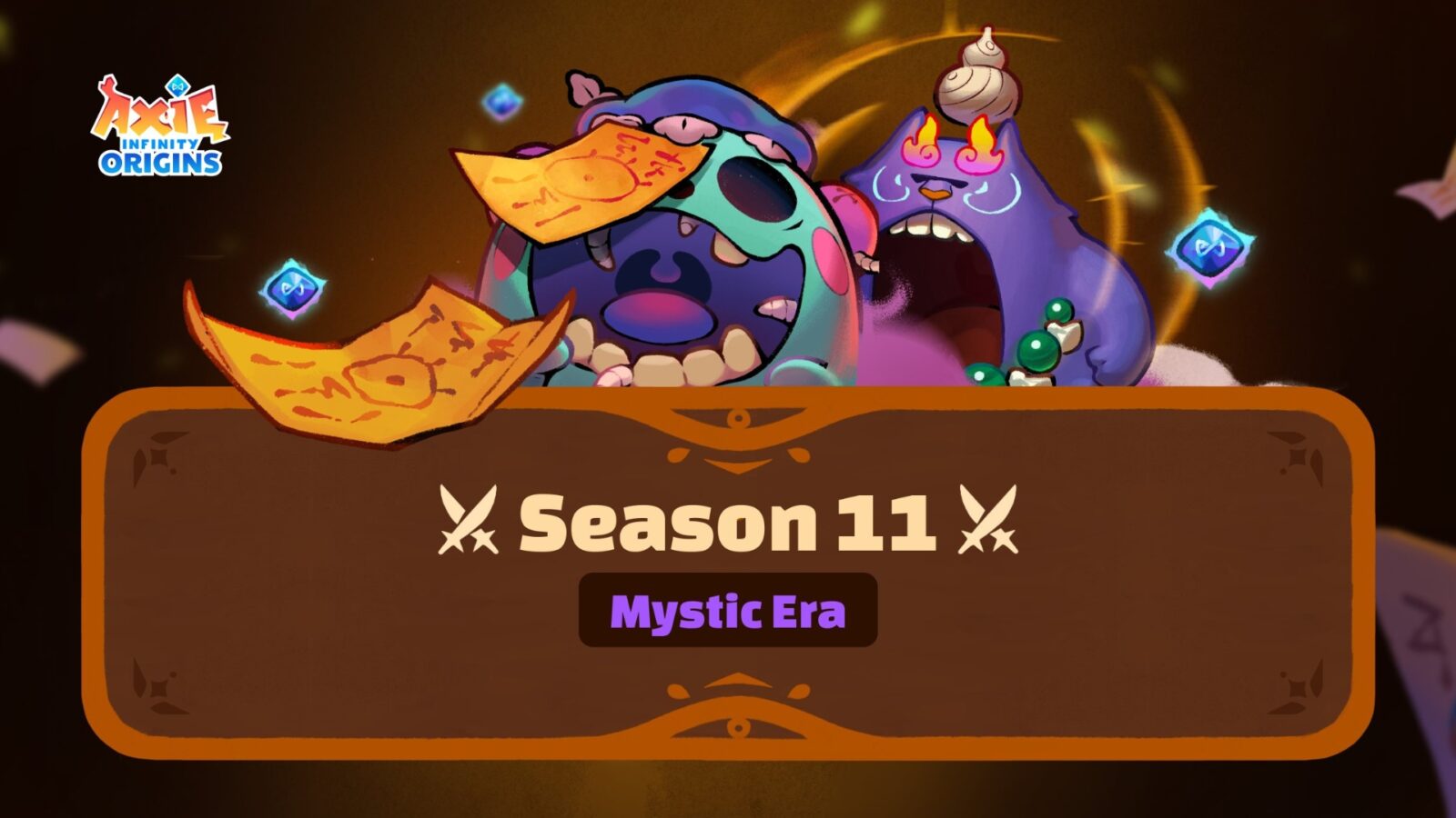 Axie Infinity Introduces Season 11 Mystic Era Sky Mavis, the creator of the popular NFT game Axie Infinity, has launched the highly anticipated Season 11, Origins Mystic Era.