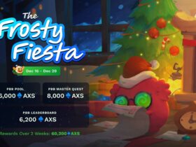 Axie Infinity Launches Frosty Fiesta Double Rewards and Simplified Missions Popular blockchain-based game Axie Infinity has officially announced its latest event, The Frosty Fiesta.