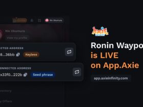 ronin waypoint Ronin Waypoint is now fully operational, offering streamlined access and multiple perks.