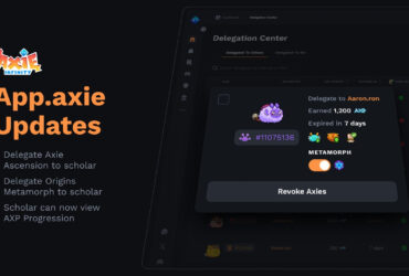 axie infinity Axie Infinity has introduced a significant update to its delegation system, aimed at improving security, management efficiency, and user flexibility. This overhaul addresses the key concerns of managers and scholars within the Axie ecosystem, streamlining operations and enhancing safety.