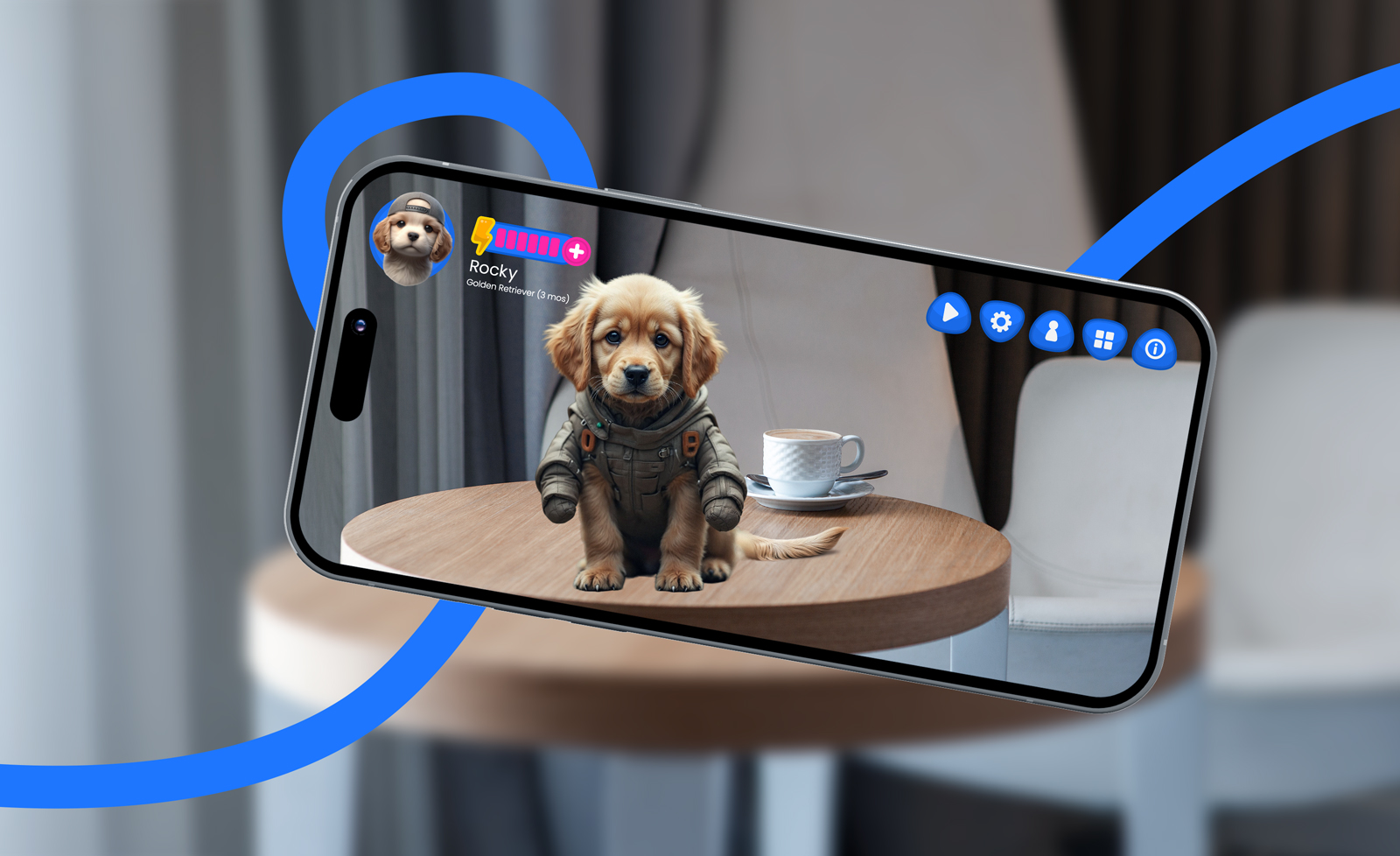 image 1 We live in a time where our lives are increasingly intertwined with smart devices and digital experiences, and innovators like Daiko are taking the canine-human bond to the next level. Set for a 2026 debut, the Daiko’s Virtual Pet morphs your real-world dog care routine into an immersive, gamified digital experience that grows, learns, and plays alongside you.