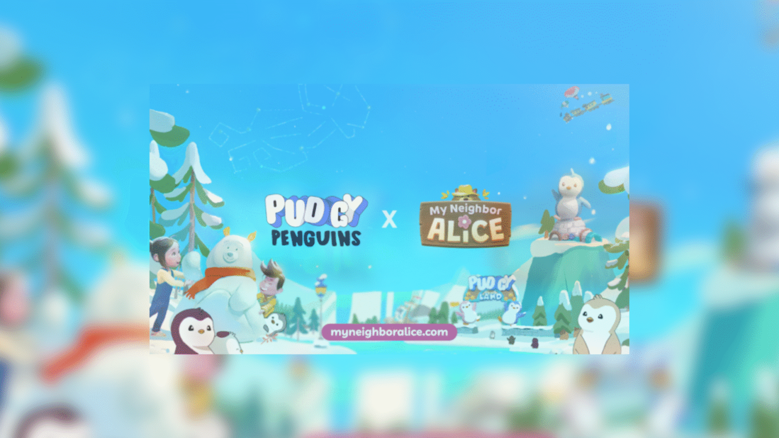 pudgy penguins my neighbor alice My Neighbor Alice, the multiplayer builder game developed by ChromaWay, has announced a partnership with Pudgy Penguins to introduce a dedicated Pudgy Land region.