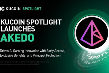 kucoin akedo Aug. 18, 2025 -- KuCoin, a leading global cryptocurrency exchange, is thrilled to announce the launch of its latest Spotlight token sale featuring AKEDO (AKE). This move highlights KuCoin's commitment to advancing groundbreaking Web3 innovations, especially where artificial intelligence, gaming, and blockchain converge.