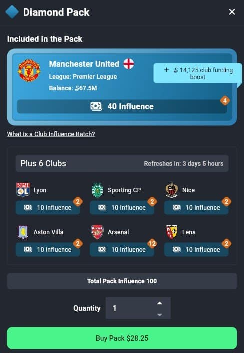 Diamond pack sovververse 7 Welcome to the Soccerverse Review, Part 1, a series of four articles dedicated to the popular crypto football simulation game.