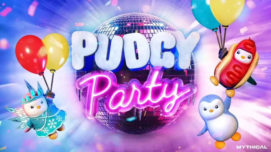Colorful party theme with penguins