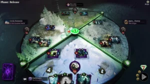 Dark Table CCG gameplay screenshot 2 – Card Games crypto game on Somnia
