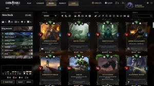 Dark Table CCG gameplay screenshot 3 – Card Games crypto game on Somnia