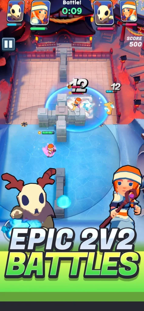 Gladiator Mayhem gameplay screenshot 1 – Casual crypto game on Avalanche