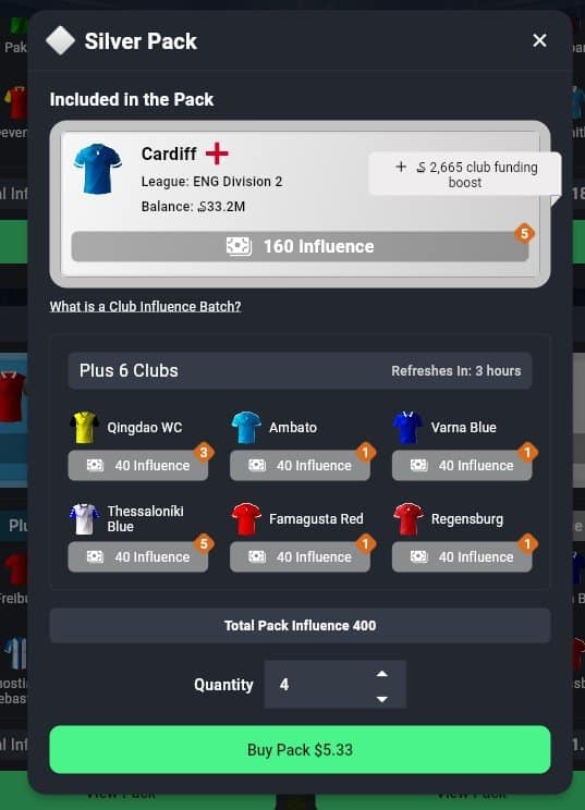 soccerverse cardiff packs 2 This is the fourth part of the Soccerverse Review Series.