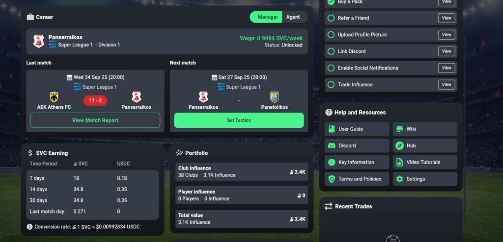 soccerverse community patch This is the fourth part of the Soccerverse Review Series.