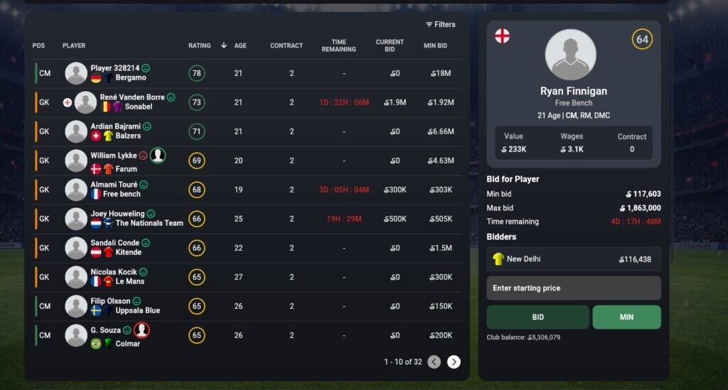 soccerverse review gk transfer market Continuing from the previous Soccerverse Review, we now present the results of the second match.
