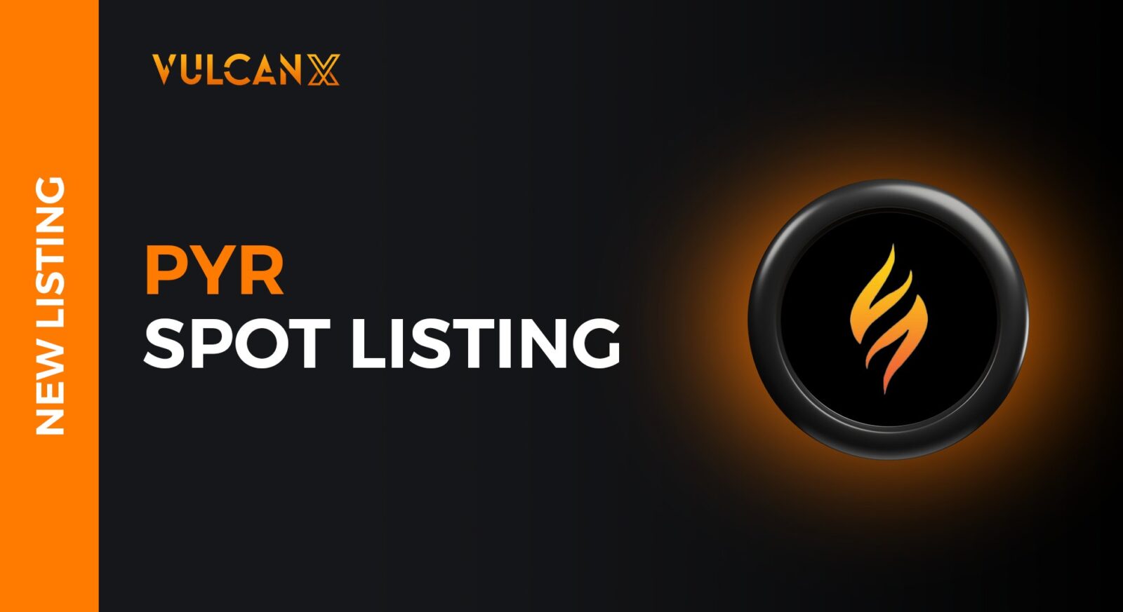 vulcan x listing The digital asset exchange built by Vulcan Forged, VulcanX Opens Deposits for PYR, the main token of the Vulcan Forged ecosystem. Users can now deposit PYR through Ethereum and Polygon, with support for Vulcan Forged’s own blockchain Elysium expected soon. The first trading pair will be PYR/USDC, with the trading start time to be announced shortly.