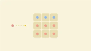 Chain Reaction gameplay screenshot 2 – Sci-Fi crypto game on Polygon