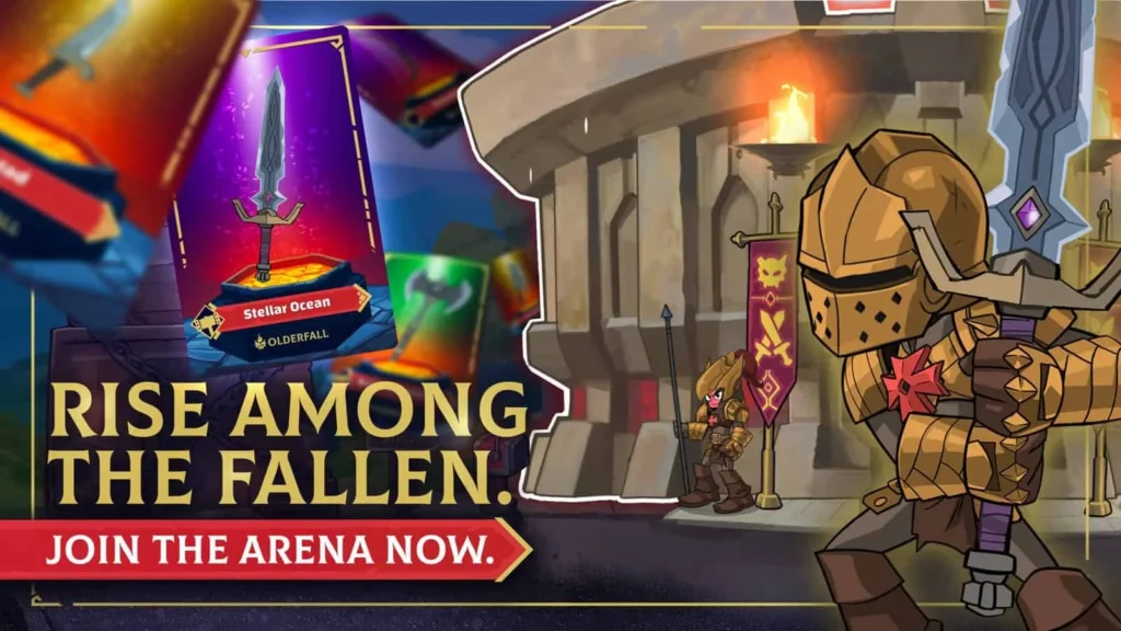 Olderfall gameplay screenshot 1 – Auto Battler crypto game on Arbitrum One