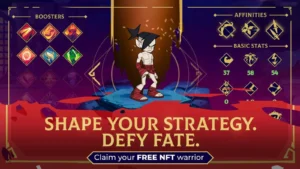 Olderfall gameplay screenshot 2 – Auto Battler crypto game on Arbitrum One