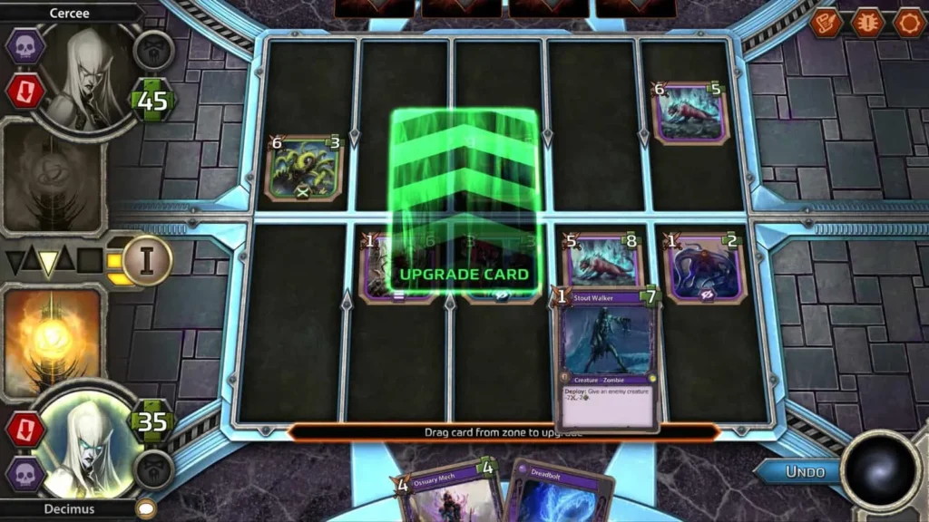SolForge Fusion gameplay screenshot 1 – Card Games crypto game on Solana