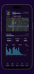 Walkers gameplay screenshot 2 – Fitness crypto game on Cardano