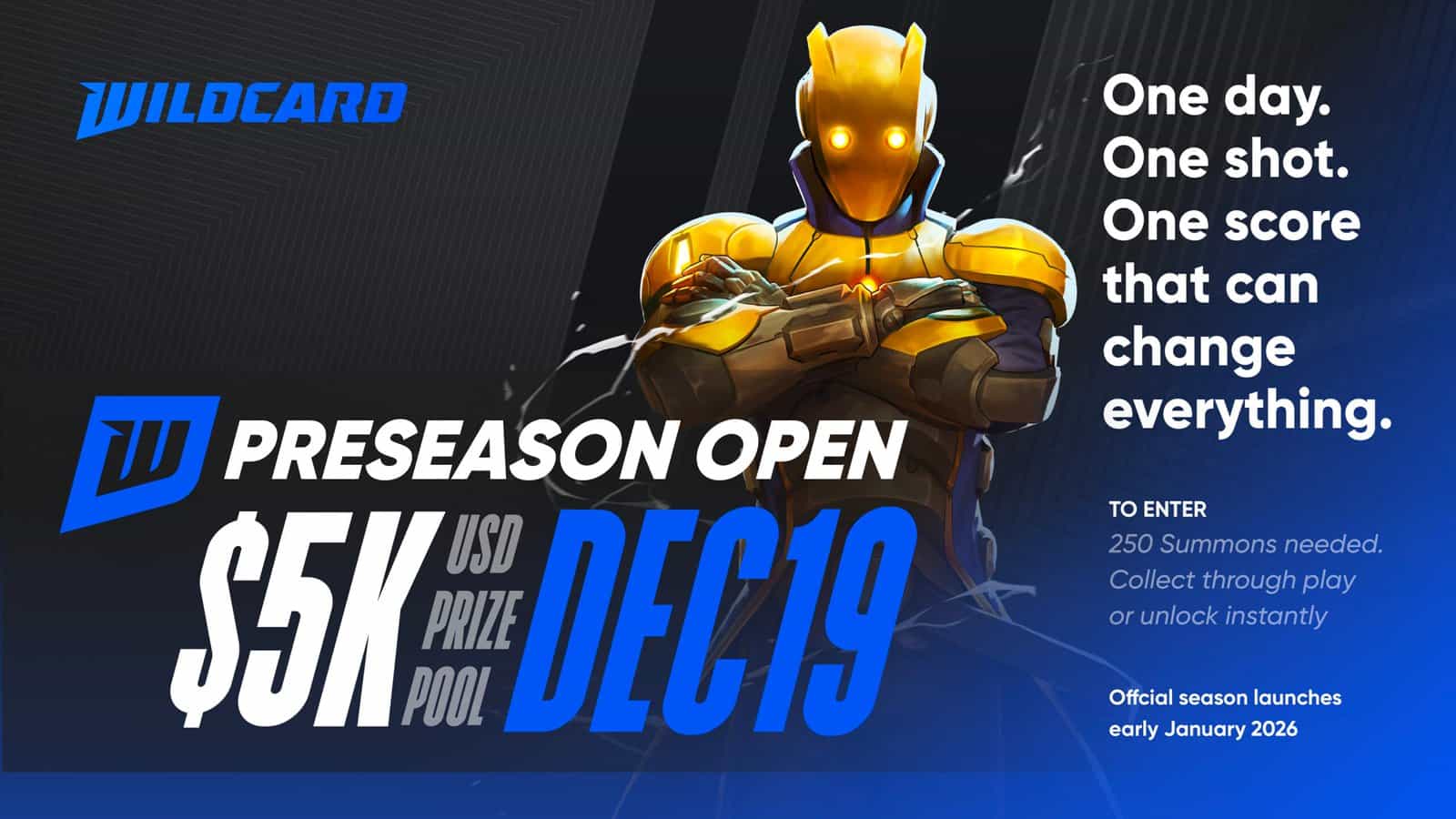 "Wildcard Announces $5,000 Preseason Open Tournament: Registration Details Inside"