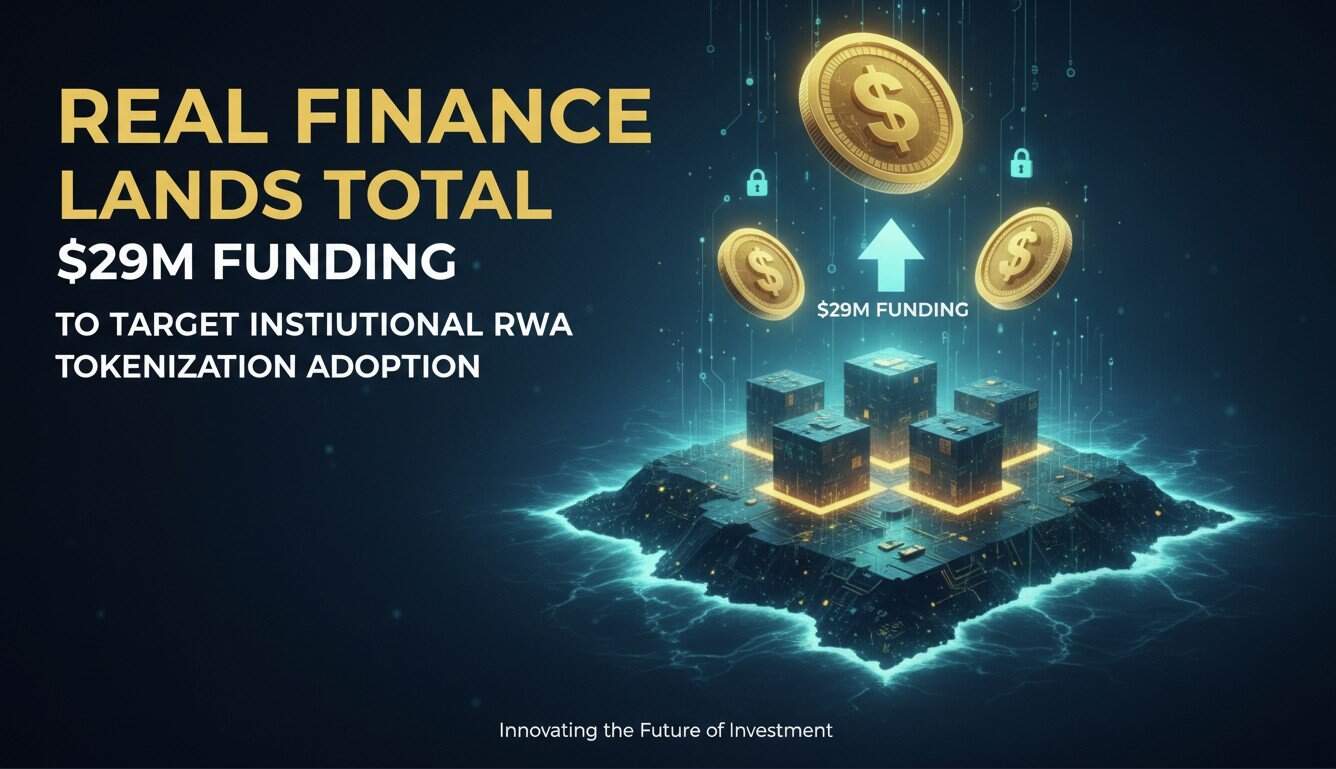 "Real Finance Secures $29 Million to Enhance Institutional Asset Tokenization with RWA Tokens"