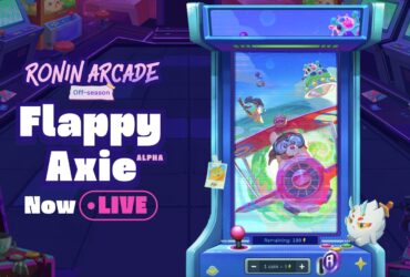 "Ronin Arcade Launches Inaugural Offseason with Exclusive Flappy Axie Early Alpha Event"