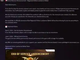 "Ragnarok Online Landverse Shutdown on June 1 While Ronin Version Remains Active"