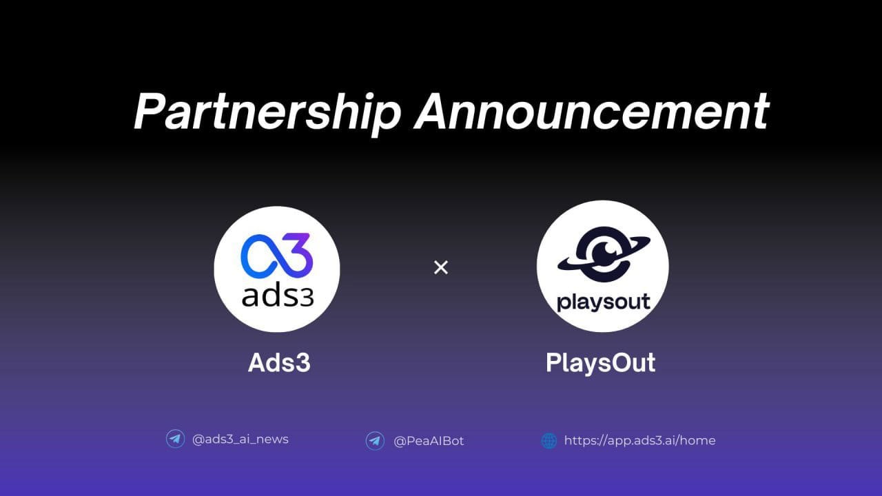 "PlaysOut and Ads3 Partnership Boosts User Engagement in Web3 Gaming"