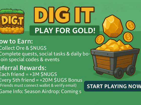 dig it gold game The much-anticipated Season 2 of Dig It Gold Game is now underway, promising players an enhanced mining experience and the opportunity to earn more NUGS — the game's primary currency. Developed by Flashy Fun, this game allows users to enjoy an engaging play-to-earn model directly through Telegram, thus eliminating complex wallet setups or additional downloads.