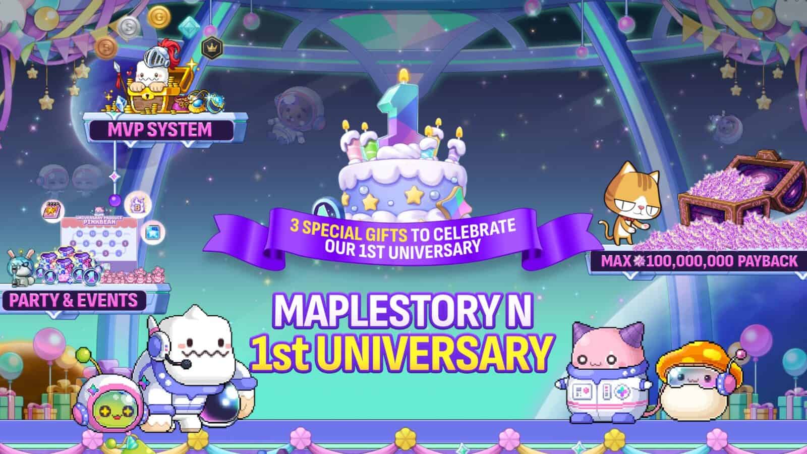 MAPPLESTORY 1 UNIVERSARY In Brief: