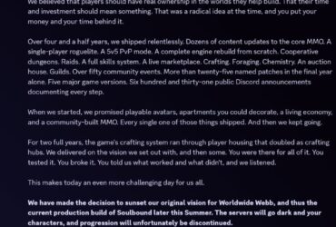 Soulbound Ditches Web3, Will Relaunch as paid Steam Game This Summer
