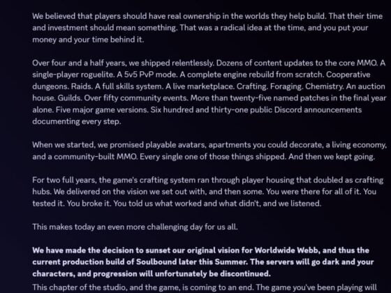 Soulbound Ditches Web3, Will Relaunch as paid Steam Game This Summer