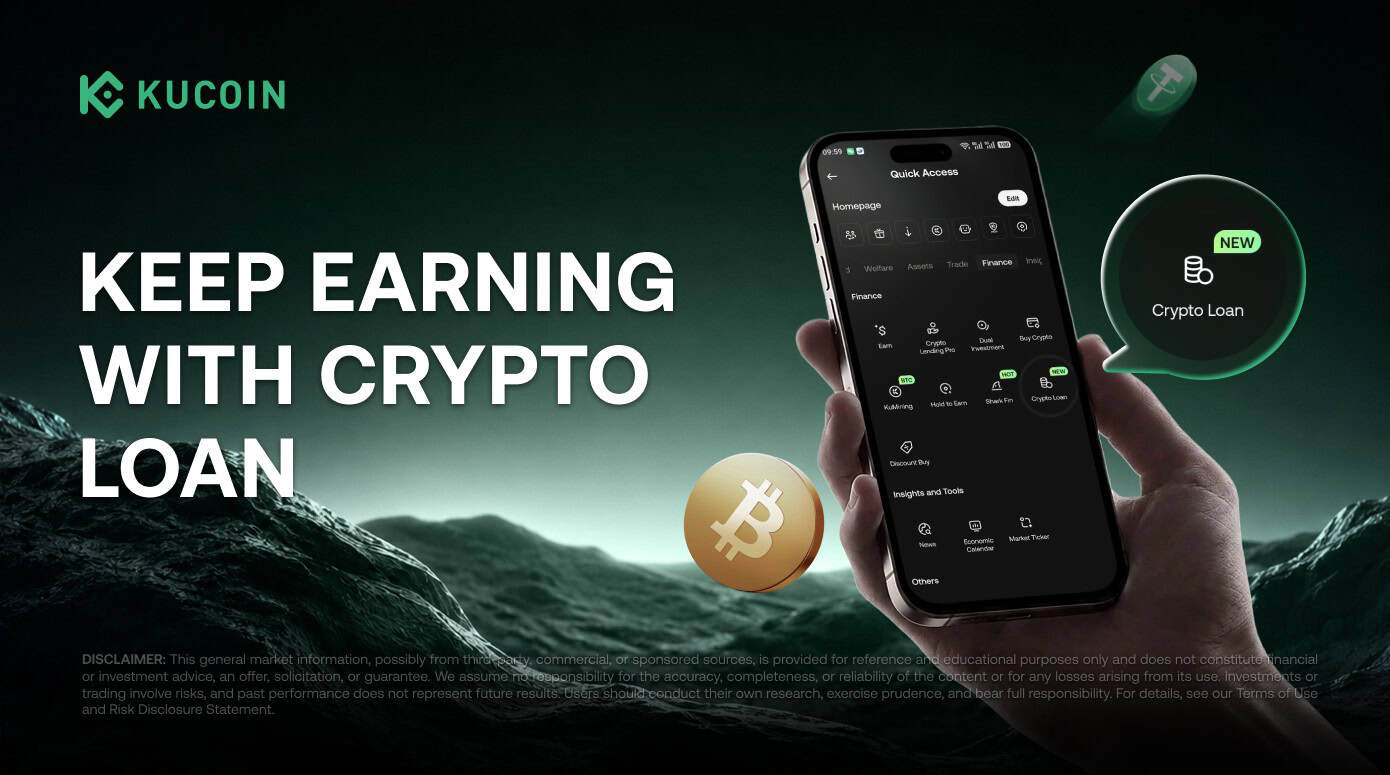 kucoin0loand crypto Crypto Loan product allows eligible collateral to continue earning Hold to Earn yields while users access liquidity in one integrated position