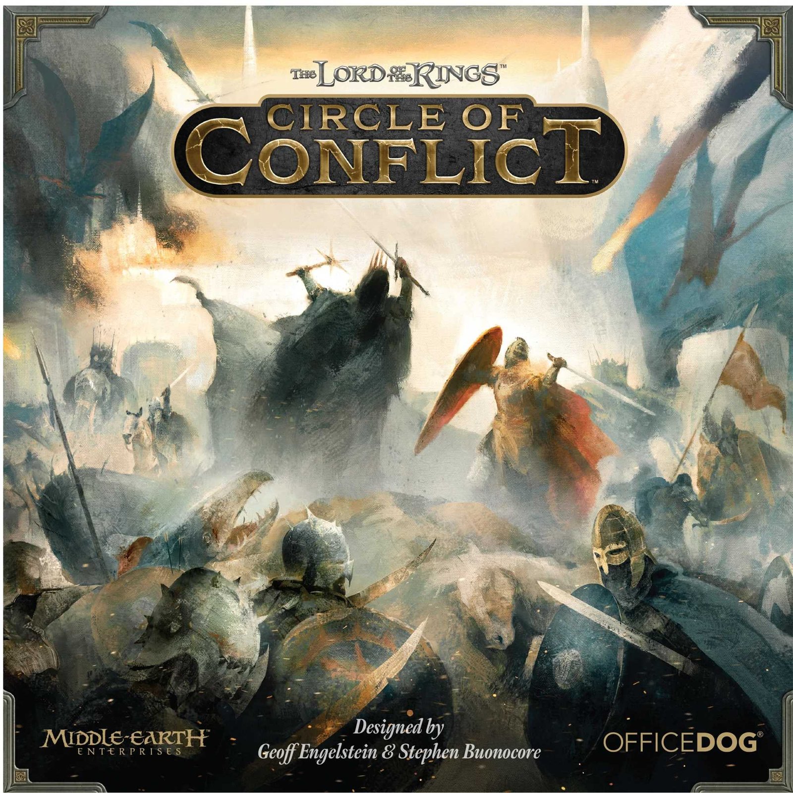 Gen Con starts this week: 11 tabletop releases worth standing in line for 33 Sauron battles a knight in art from The Lord of the Rings: Circle of Conflict