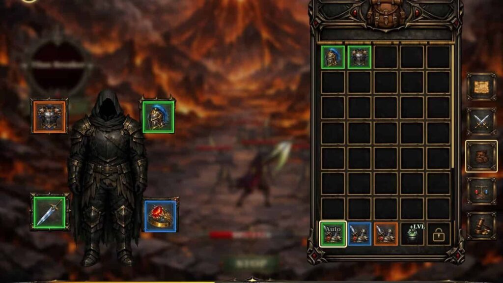 ChainSlash gameplay screenshot 1 – Idle crypto game on Base