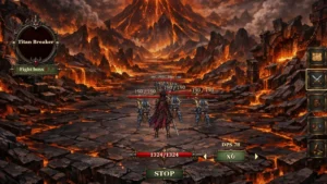 ChainSlash gameplay screenshot 2 – Idle crypto game on Base