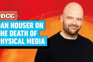 dan houser shrugs at physical media then admits he loves it "I love physical media."