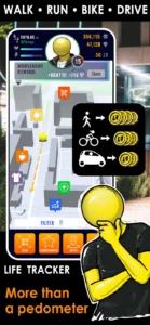 Life2app gameplay screenshot 2 – Idle crypto game on BNB Chain