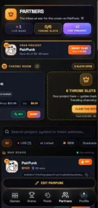 PairPunk gameplay screenshot 3 – Action crypto game on Solana
