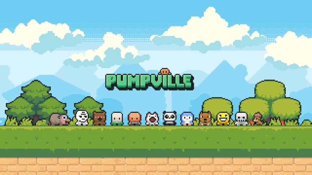 Pumpville World gameplay screenshot 1 – Adventure crypto game on Solana