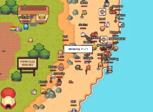 Pumpville World gameplay screenshot 4 – Adventure crypto game on Solana