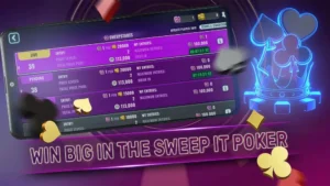 Sweep It Poker gameplay screenshot 2 – Card Games crypto game on Ethereum