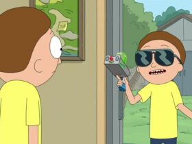 the rick and morty finale wraps season 9 with three bodies and a shrug Morty gatecrashes his own funeral. Then he does it a second time. Then a third.