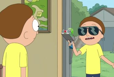 the rick and morty finale wraps season 9 with three bodies and a shrug Morty gatecrashes his own funeral. Then he does it a second time. Then a third.