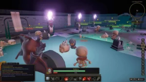 World of Claudecraft gameplay screenshot 1 – Adventure crypto game on Solana