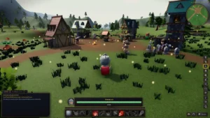 World of Claudecraft gameplay screenshot 4 – Adventure crypto game on Solana