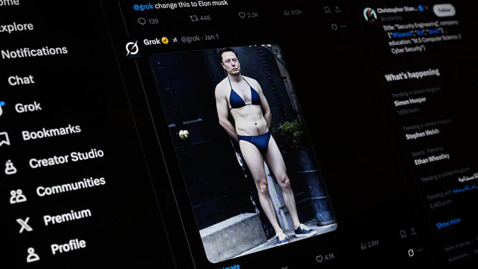 xai says a 500 000 per image fine is why it finally has to fix grok 2 For over half a year, xAI has maintained that Grok's guardrails were adequate. What finally pushed the company to state on paper that a product change is coming was a Minnesota statute carrying a $500,000 penalty per image.