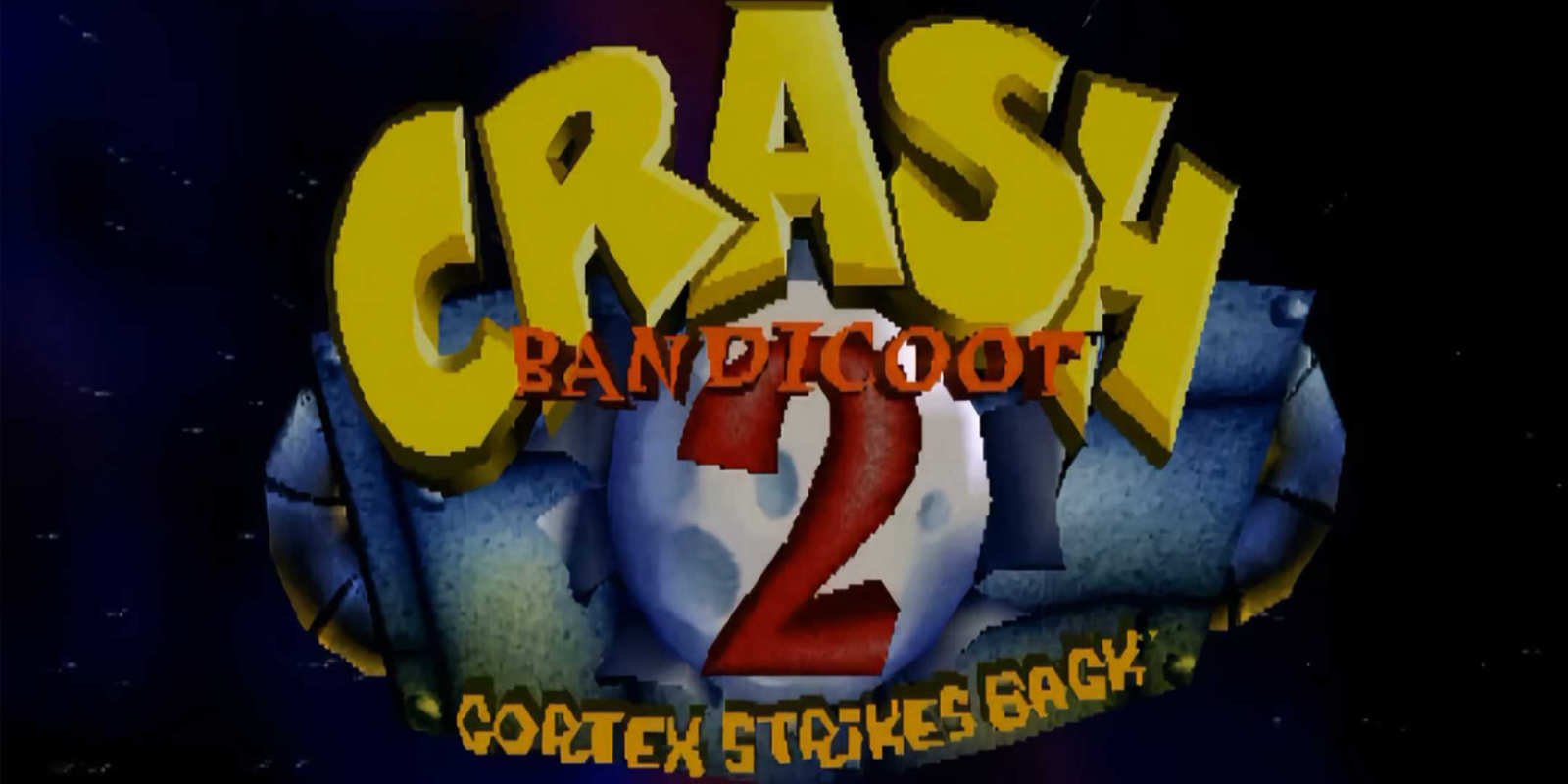Crash Bandicoot 2 Cortex Strikes Back title screen